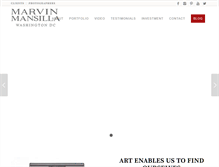 Tablet Screenshot of marvinmansilla.com